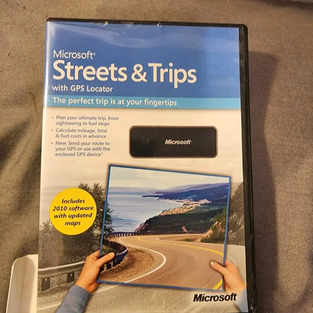 Microsoft Streets & Trips With GPS Locator Inc. 2010 Updates RV Travel PC
